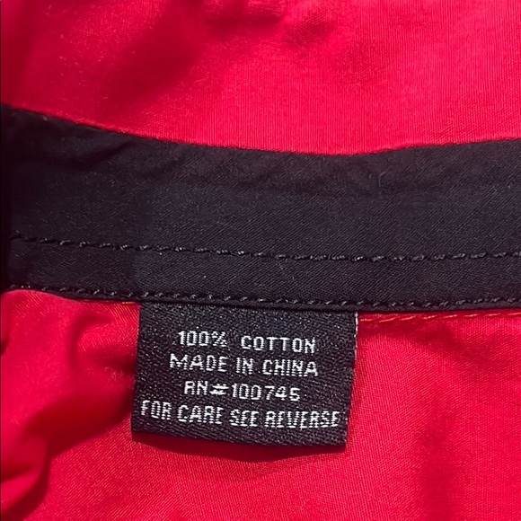 STEVEN LAND FITTED COTTON RED SHIRT MENS BOLD, STATEMENT, CASUAL WEAR SIZE XL. - Picture 9 of 10